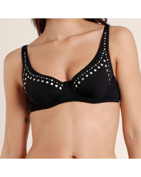 Traje de baño de 2 piezas Black Hoop