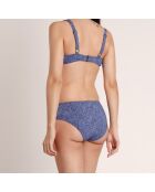 Maillot de bain 2 Pièces à armatures et ajouré bleu