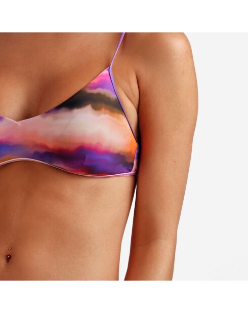 Top de bañador morado