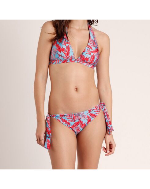 Maillot de bain 2 Pièces Halter Hawaï turquoise