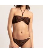 Traje de baño con diadema Savage me marrón de 2 piezas