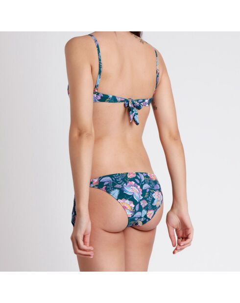 Maillot de bain 2 Pièces Push-Up Cachemire bleu océan