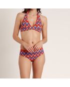 Maillot de bain 2 Pièces ethnique orange