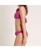 Maillot de bain 2 Pièces drapé violet