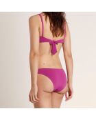 Maillot de bain 2 Pièces drapé violet