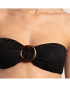 Maillot de bain 2 Pièces bandeau noir