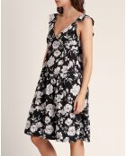 Robe de plage sans manches noire