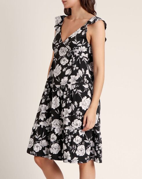 Robe de plage sans manches noire