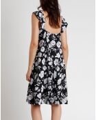 Robe de plage sans manches noire