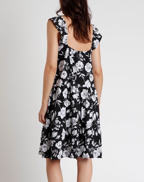 Robe de plage sans manches noire