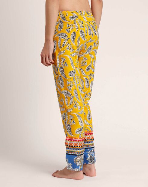 Pantalon de plage Hippie jaune
