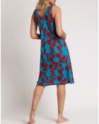 Robe sans manches turquoise