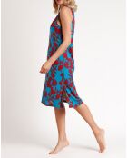 Robe sans manches turquoise