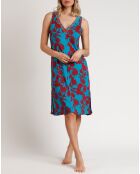 Robe sans manches turquoise