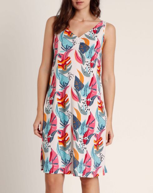 Robe sans manches Colors jungle multicolore