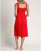 Robe à bretelles Dolly rouge