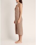 Robe sans manches beige