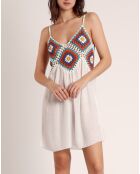 Robe hippie blanche