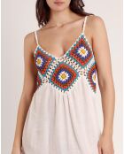 Robe hippie blanche
