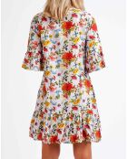 Robe à manches françaises Otomi multicolore