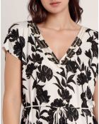Robe à manches courtes blanche