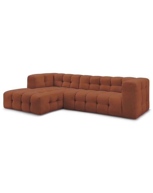 Canapé d'angle gauche cloud orange - 288x184x75 cm