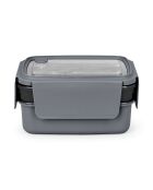 Lunch box isotherme transparente - 17.6x13.2x6.4 cm