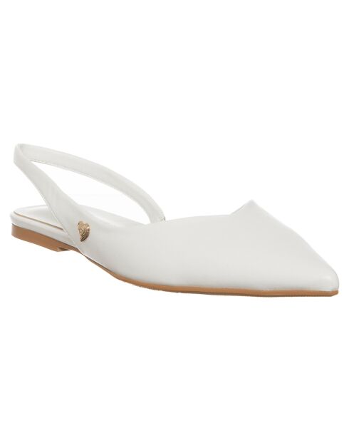 Weiße Slingbacks von Alba