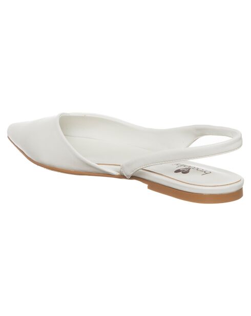 Weiße Slingbacks von Alba