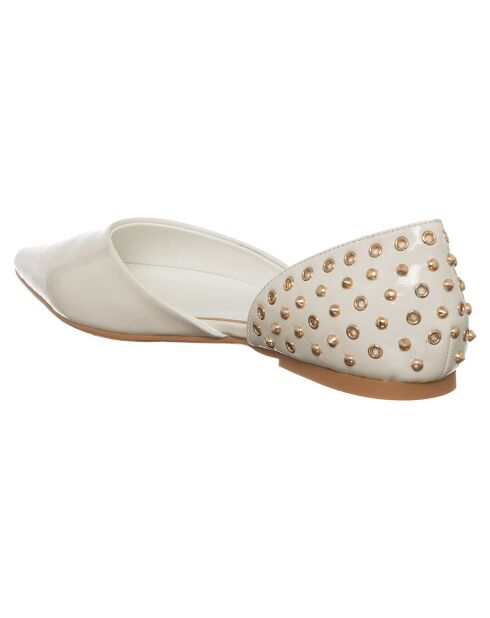 Weiße Chloé-Ballerinas