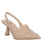 Beigefarbene Slingbacks von Luna — 5 cm Absatz