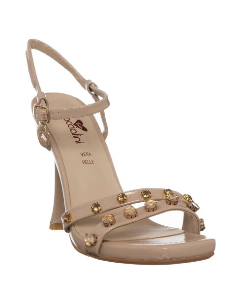 Sandales Mia beiges - Talon 9 cm