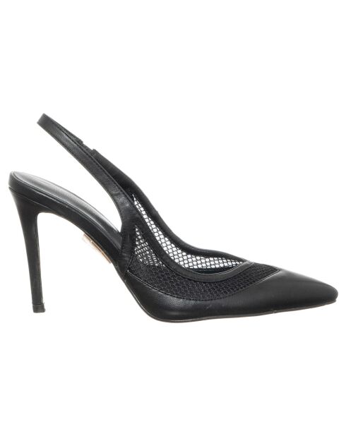 Slingback Lou nere - tacco 9 cm
