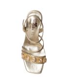 Sandales Agathe dorées - Talon 5 cm