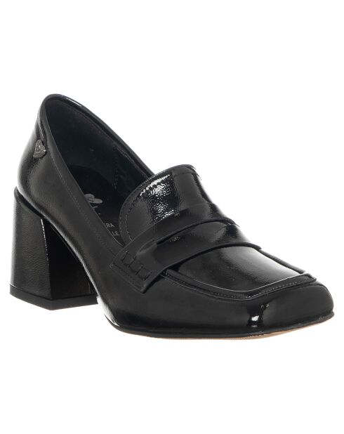 Mocassins Inaya noirs - Talon 5 cm