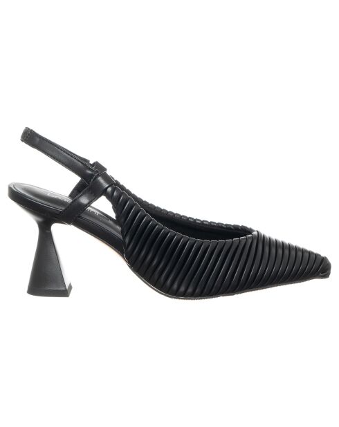 Slingback neri Justine - tacco 5,5 cm