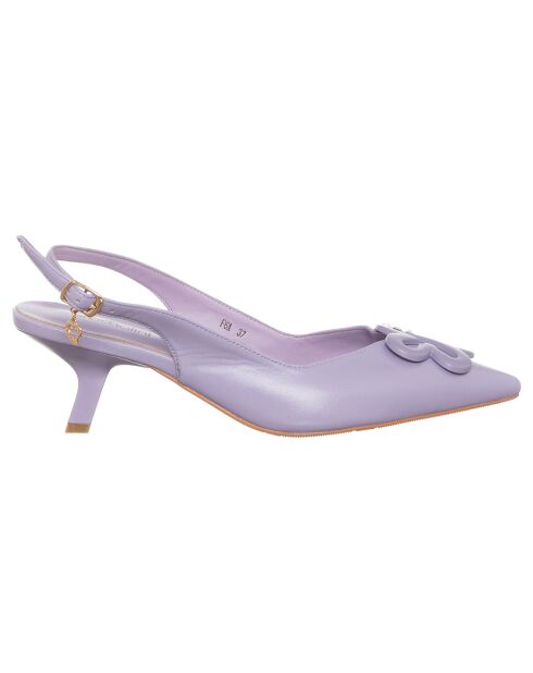 Slingbacks Alix, lila, 5,5 cm Absatz
