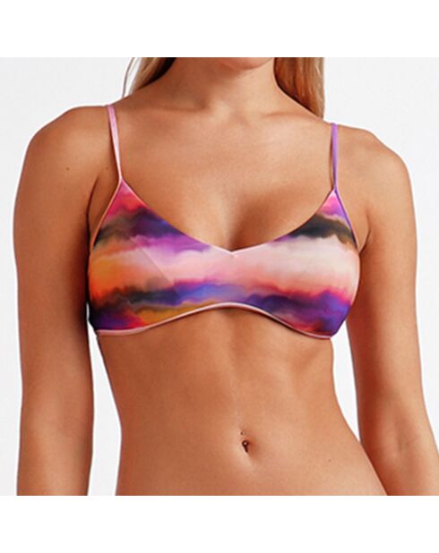 Top de bañador morado