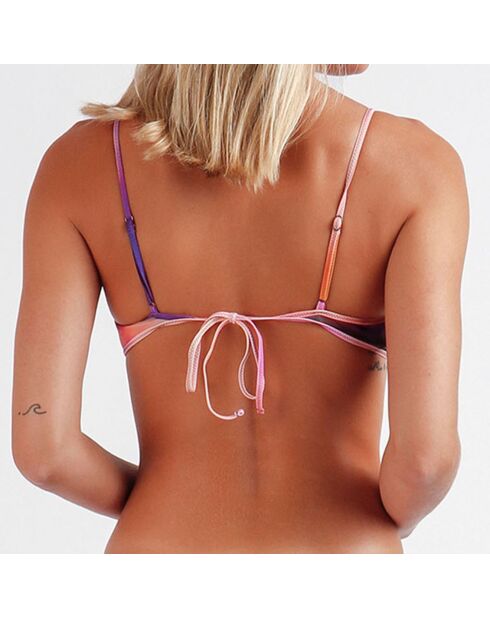 Top de bañador morado