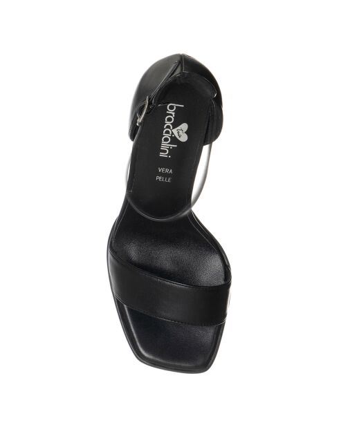 Sandali neri Lucie - tacco 13,5 cm