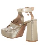 Sandales Inès dorées - Talon 11 cm