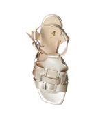 Sandales Inès dorées - Talon 11 cm
