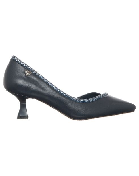 Escarpins Ava bleu marine - Talon 5.5 cm