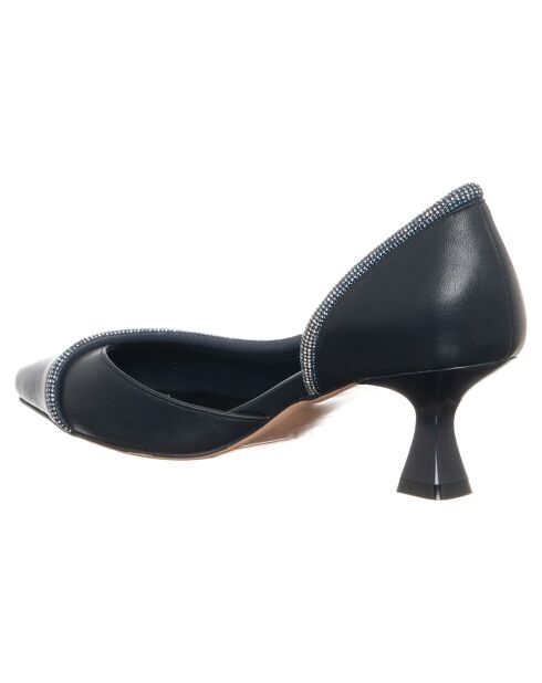 Escarpins Ava bleu marine - Talon 5.5 cm