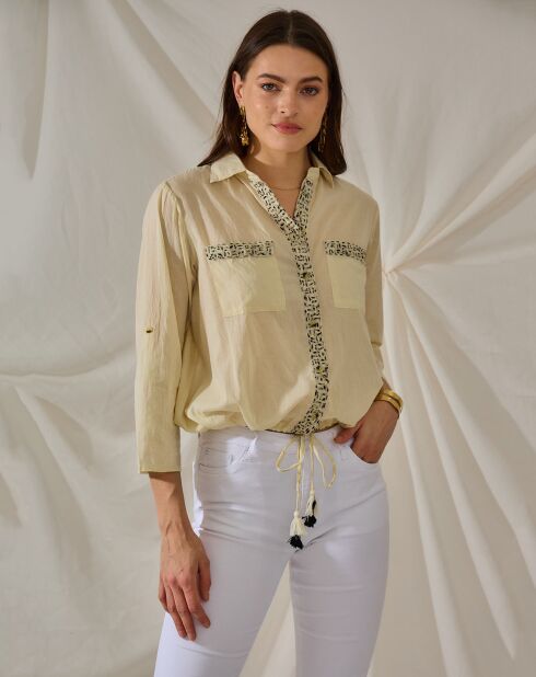 Chemise Capucine jaune