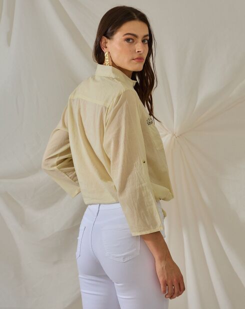 Chemise Capucine jaune