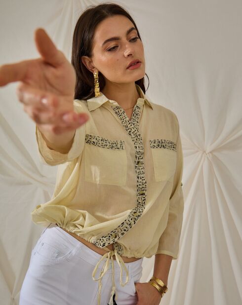 Chemise Capucine jaune