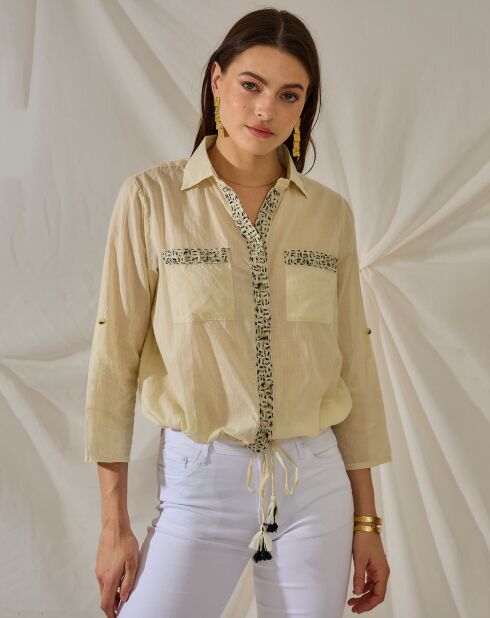 Chemise Capucine jaune