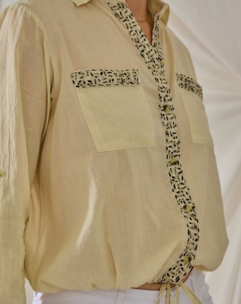 Chemise Capucine jaune