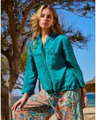 Chemise Capucine bleue